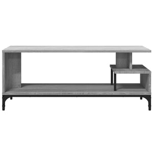 Έπιπλο TV Γκρι Sonoma 102x40x41εκ Επ Ξύλο/Ατσάλι Ηλ Βαφή Πούδρα