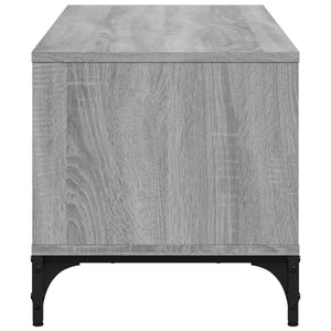 Έπιπλο TV Γκρι Sonoma 102x40x41εκ Επ Ξύλο/Ατσάλι Ηλ Βαφή Πούδρα