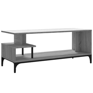 Έπιπλο TV Γκρι Sonoma 102x40x41εκ Επ Ξύλο/Ατσάλι Ηλ Βαφή Πούδρα