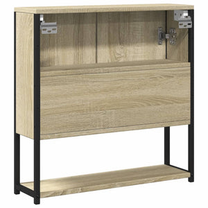 Καθρέφτης Μπάνιου Ντουλάπι Sonoma Δρυς 60x16x60 εκ. Επεξ. Ξύλο