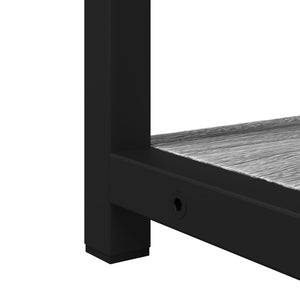 Καθρέφτης Μπάνιου Ντουλάπι Γκρι Sonoma 60x16x60 εκ Επεξ. Ξύλο