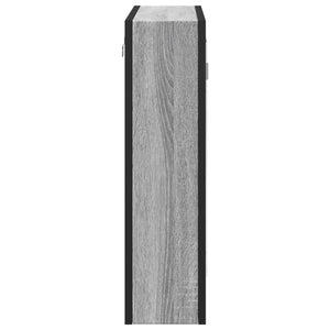 Καθρέφτης Μπάνιου Ντουλάπι Γκρι Sonoma 60x16x60 εκ Επεξ. Ξύλο - Pakobazaar
