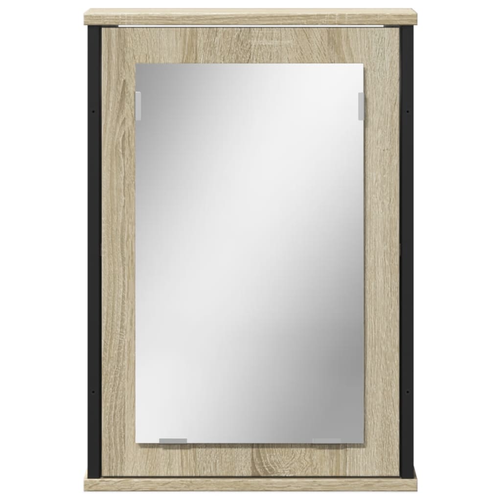 Καθρέφτης Μπάνιου Ντουλάπι Sonoma Δρυς 42x12x60 εκ. Επεξ. Ξύλο