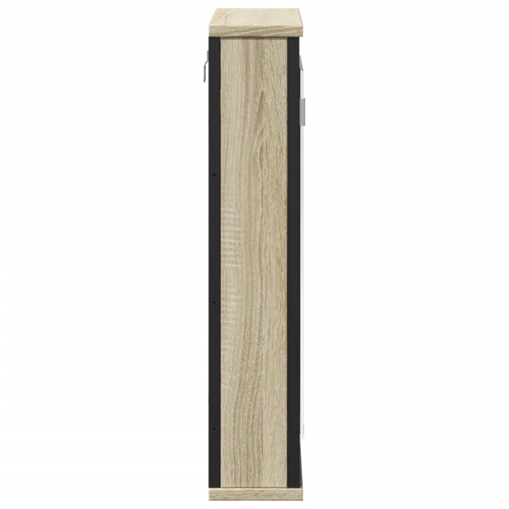 Καθρέφτης Μπάνιου Ντουλάπι Sonoma Δρυς 42x12x60 εκ. Επεξ. Ξύλο