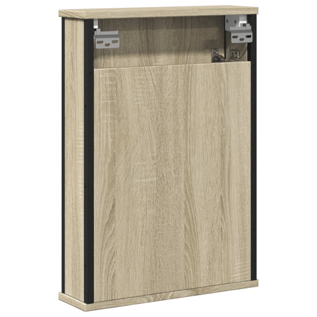 Καθρέφτης Μπάνιου Ντουλάπι Sonoma Δρυς 42x12x60 εκ. Επεξ. Ξύλο