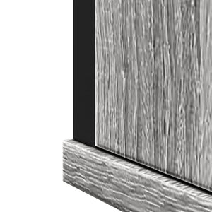 Καθρέφτης Μπάνιου Ντουλάπι Γκρι Sonoma 42x12x60 εκ Επεξ. Ξύλο - Pakobazaar