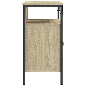 Ντουλάπι Νιπτήρα Μπάνιου Sonoma Δρυς 60x30x60 εκ. Επεξ. Ξύλο