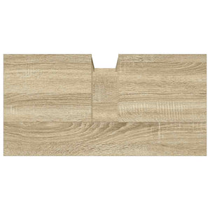 Ντουλάπι Νιπτήρα Μπάνιου Sonoma Δρυς 60x30x60 εκ. Επεξ. Ξύλο