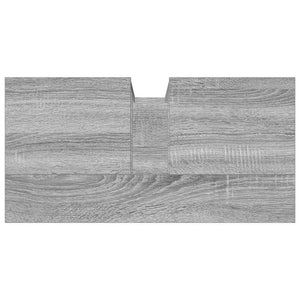 Ντουλάπι Νιπτήρα Μπάνιου Γκρι Sonoma 60x30x60 εκ. Επεξ. Ξύλο