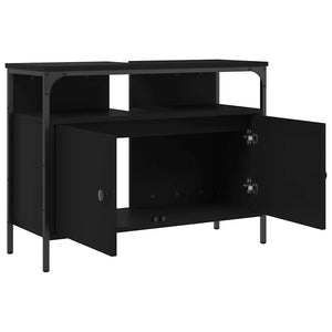 Ντουλάπι Νιπτήρα Μπάνιου Μαύρο 80x30x60 εκ. Επεξεργασμένο Ξύλο - Pakobazaar