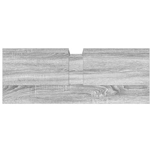 Ντουλάπι Νιπτήρα Μπάνιου Γκρι Sonoma 80x30x60 εκ. Επεξ. Ξύλο - Pakobazaar