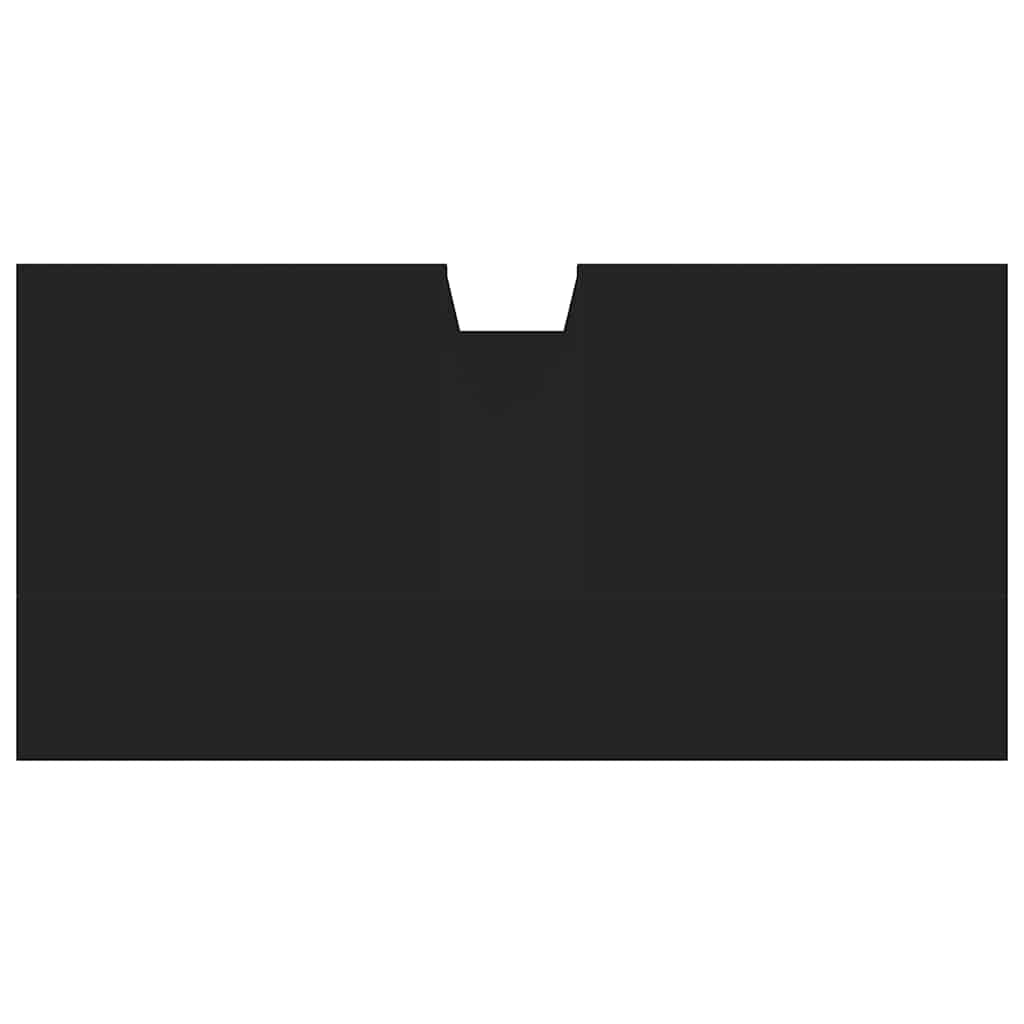 Ντουλάπι Νιπτήρα Μπάνιου Μαύρο 60x30x60 εκ. Επεξεργασμένο Ξύλο - Pakobazaar