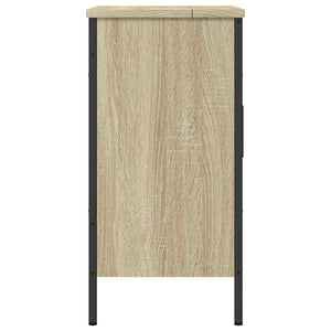Ντουλάπι Νιπτήρα Μπάνιου Sonoma Δρυς 60x30x60 εκ. Επεξ. Ξύλο