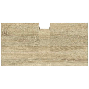 Ντουλάπι Νιπτήρα Μπάνιου Sonoma Δρυς 60x30x60 εκ. Επεξ. Ξύλο