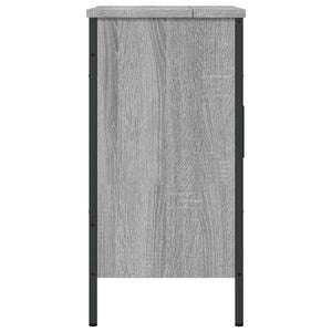 Ντουλάπι Νιπτήρα Μπάνιου Γκρι Sonoma 60x30x60 εκ. Επεξ. Ξύλο