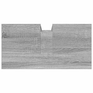 Ντουλάπι Νιπτήρα Μπάνιου Γκρι Sonoma 60x30x60 εκ. Επεξ. Ξύλο