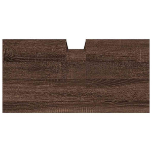 Ντουλάπι Νιπτήρα Μπάνιου Καφέ Δρυς 60x30x60 εκ. Επεξ. Ξύλο