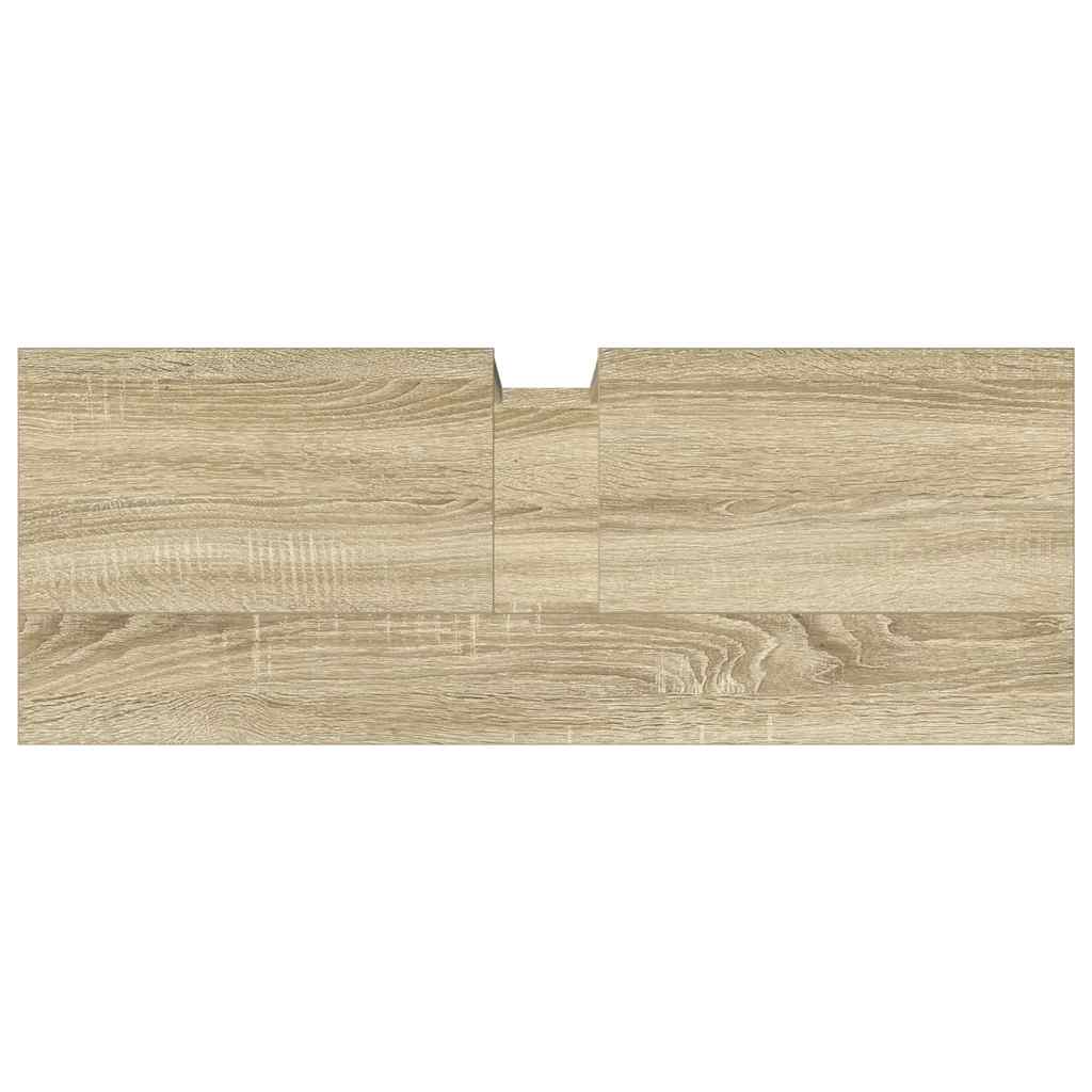 Ντουλάπι Νιπτήρα Μπάνιου Sonoma Δρυς 80x30x60 εκ. Επεξ. Ξύλο