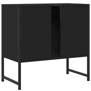 Ντουλάπι Νιπτήρα Μπάνιου Μαύρο 60x33x60 εκ. Επεξεργασμένο Ξύλο