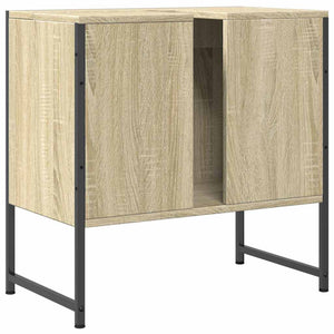 Ντουλάπι Νιπτήρα Μπάνιου Sonoma Δρυς 60x33x60 εκ. Επεξ. Ξύλο