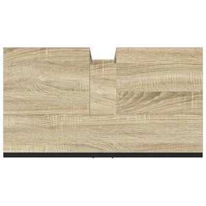 Ντουλάπι Νιπτήρα Μπάνιου Sonoma Δρυς 60x33x60 εκ. Επεξ. Ξύλο