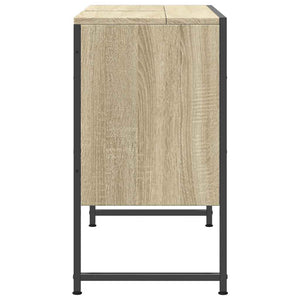 Ντουλάπι Μπάνιου Νιπτήρα Sonoma Δρυς 80 x 33 x 60εκ. Επεξ. Ξύλο