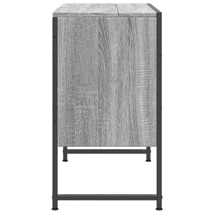 Ντουλάπι Μπάνιου Νιπτήρα Γκρι Sonoma 80 x 33 x 60εκ. Επεξ. Ξύλο - Pakobazaar