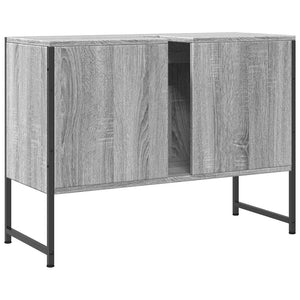 Ντουλάπι Μπάνιου Νιπτήρα Γκρι Sonoma 80 x 33 x 60εκ. Επεξ. Ξύλο - Pakobazaar