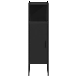 Ντουλάπι Μπάνιου Μαύρο 33 x 33 x 120,5 εκ. Επεξεργασμένο Ξύλο - Pakobazaar