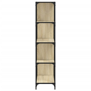 Βιβλιοθήκη Σκάλα 4 Ράφια Sonoma Δρυς 139x33,5x149 εκ Επεξ. Ξύλο - Pakobazaar