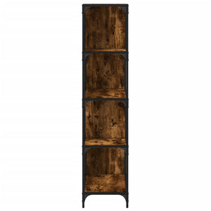 Βιβλιοθήκη Σκάλα 4 Ράφια Καπν. Δρυς 139x33,5x149 εκ. Επεξ. Ξύλο - Pakobazaar