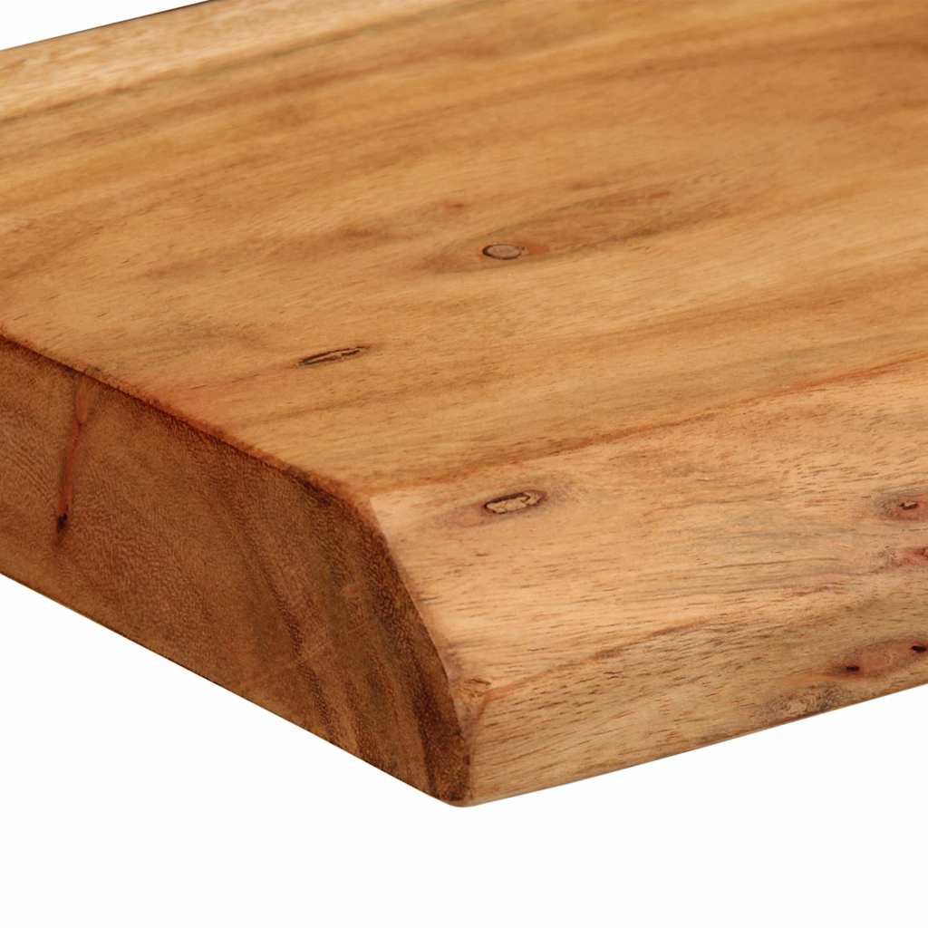 Ράφια Τοίχου 2 τεμ. 30x20x3,5 εκ. από Μασίφ Ξύλο Ακακίας