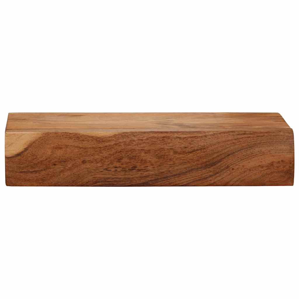 Ράφια Τοίχου 2 τεμ. 40x17x8 εκ. από Μασίφ Ξύλο Ακακίας - Pakobazaar
