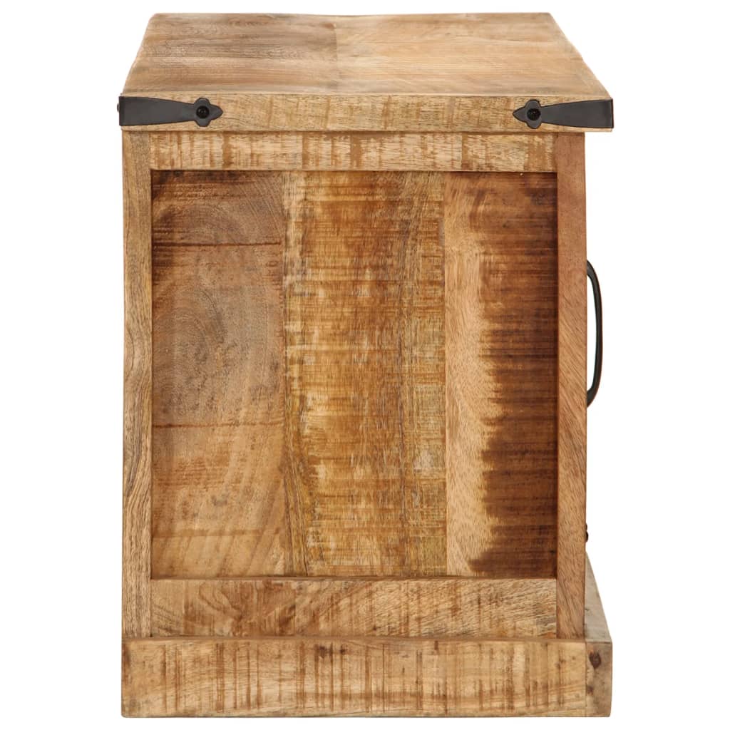 Έπιπλο Τηλεόρασης 110x35x45 εκ. Ακατέργαστο Μασίφ Ξύλο Μάνγκο