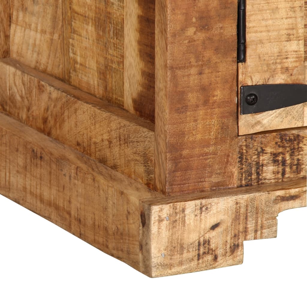 Έπιπλο Τηλεόρασης 110x35x45 εκ. Ακατέργαστο Μασίφ Ξύλο Μάνγκο