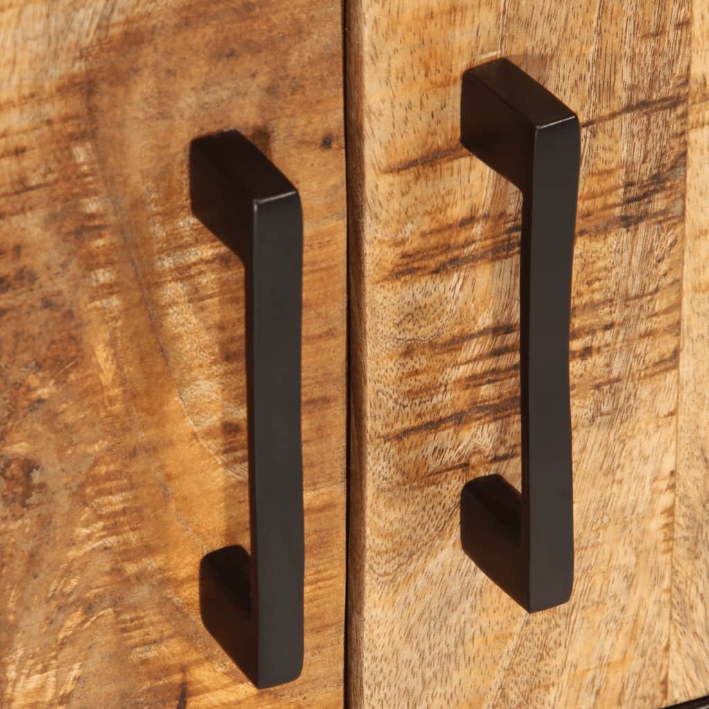 Έπιπλο Τηλεόρασης 110x35x40 εκ. Ακατέργαστο Μασίφ Ξύλο Μάνγκο