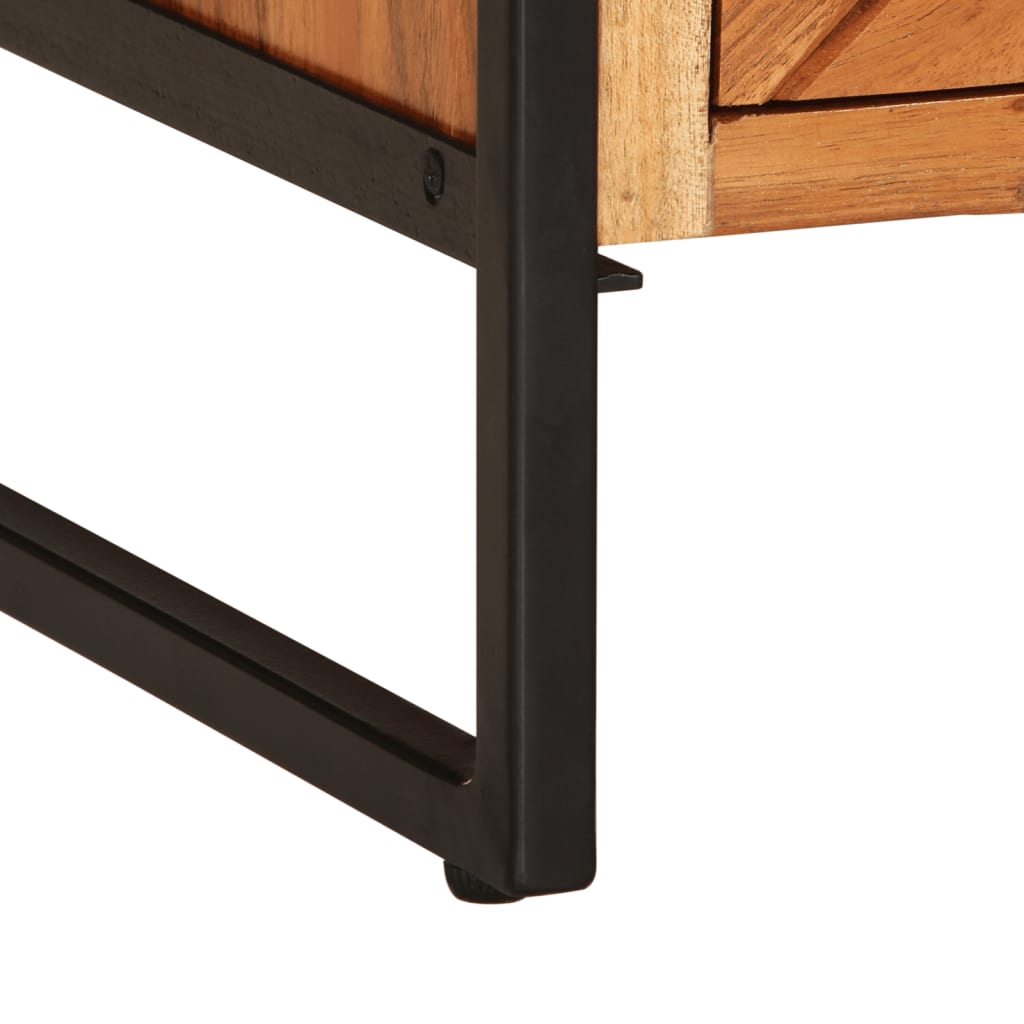 Τραπεζάκι Σαλονιού 90x55x40 εκ. από Μασίφ Ξύλο Ακακίας