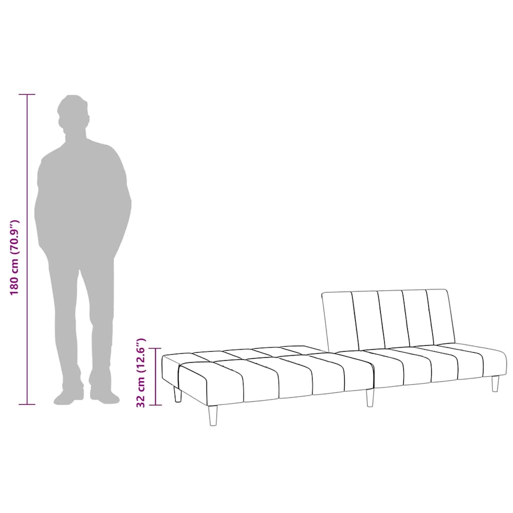 Καναπές Κρεβάτι Διθέσιος Σκούρο Πράσινο Βελούδινος