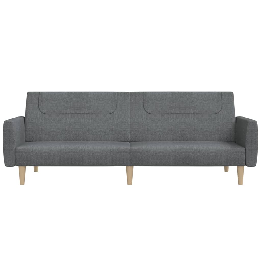 Καναπές Κρεβάτι Διθέσιος Ανοιχτό Γκρι Υφασμάτινος