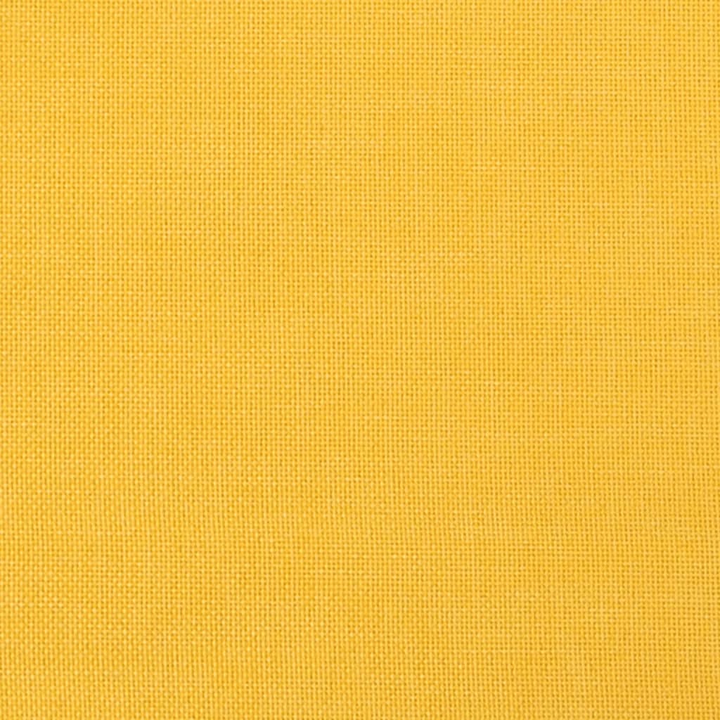 Καναπές Κρεβάτι Διθέσιος Κίτρινος Υφασμάτινος