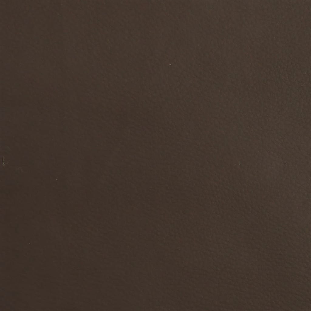 Καναπές Κρεβάτι Διθέσιος Καφέ από Συνθετικό Δέρμα