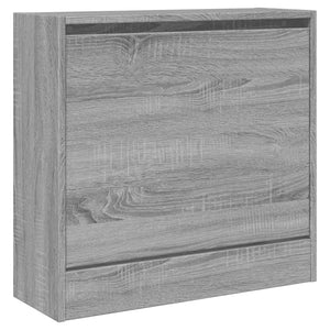 Παπουτσοθήκη Γκρι Sonoma 60x21x57 εκ. από Επεξεργ. Ξύλο