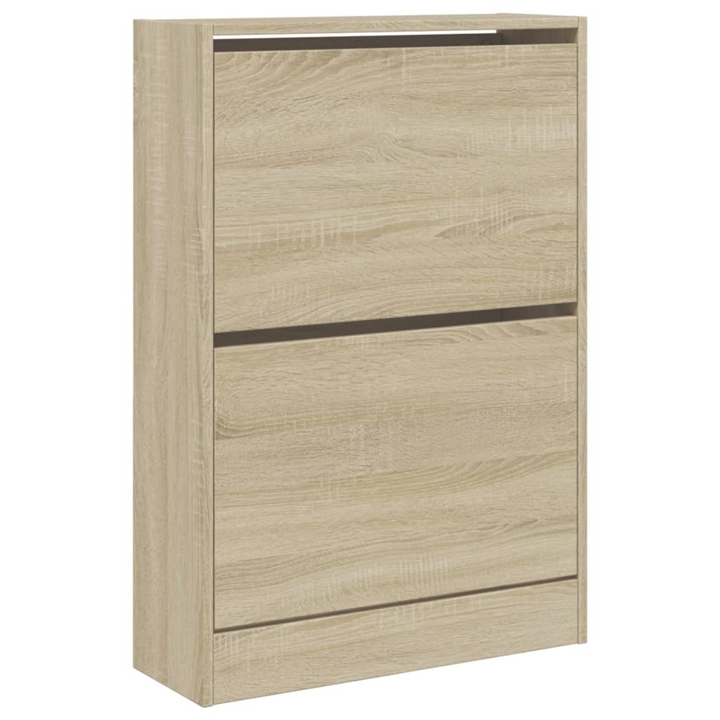 Παπουτσοθήκη Sonoma Δρυς 60x21x87,5 εκ. από Επεξεργασμένο Ξύλο