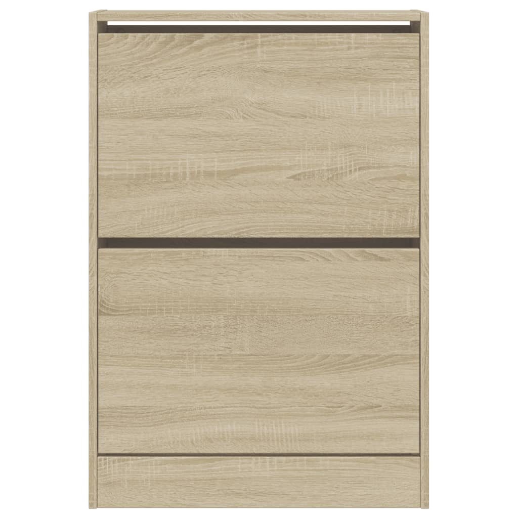 Παπουτσοθήκη Sonoma Δρυς 60x21x87,5 εκ. από Επεξεργασμένο Ξύλο