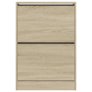 Παπουτσοθήκη Sonoma Δρυς 60x21x87,5 εκ. από Επεξεργασμένο Ξύλο