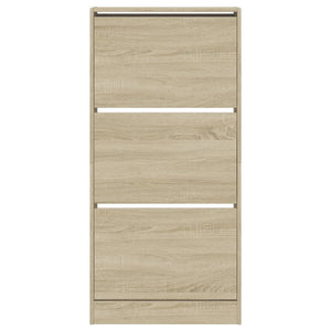 Παπουτσοθήκη Sonoma Δρυς 60x21x125,5 εκ. από Επεξεργασμένο Ξύλο