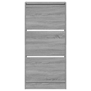 Παπουτσοθήκη Γκρι Sonoma 60x21x125,5 εκ. από Επεξεργ. Ξύλο