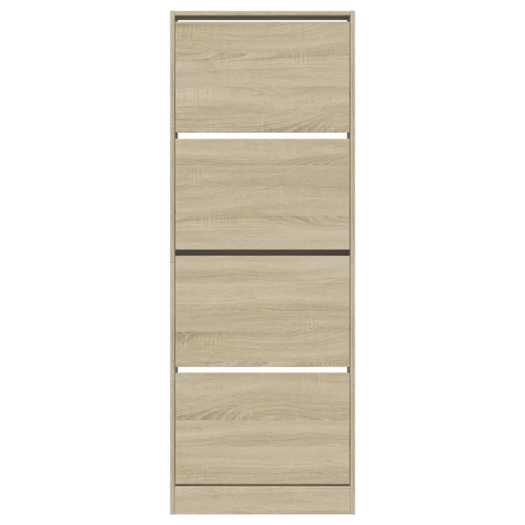 Παπουτσοθήκη Sonoma Δρυς 60x21x163,5 εκ. από Επεξεργασμένο Ξύλο