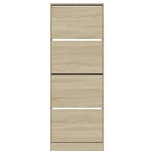 Παπουτσοθήκη Sonoma Δρυς 60x21x163,5 εκ. από Επεξεργασμένο Ξύλο