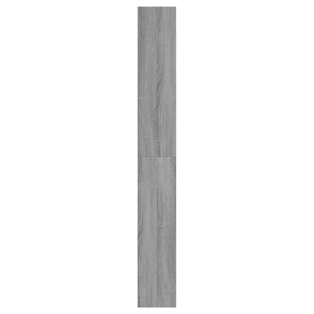 Παπουτσοθήκη Γκρι Sonoma 60x21x163,5 εκ. από Επεξεργ. Ξύλο
